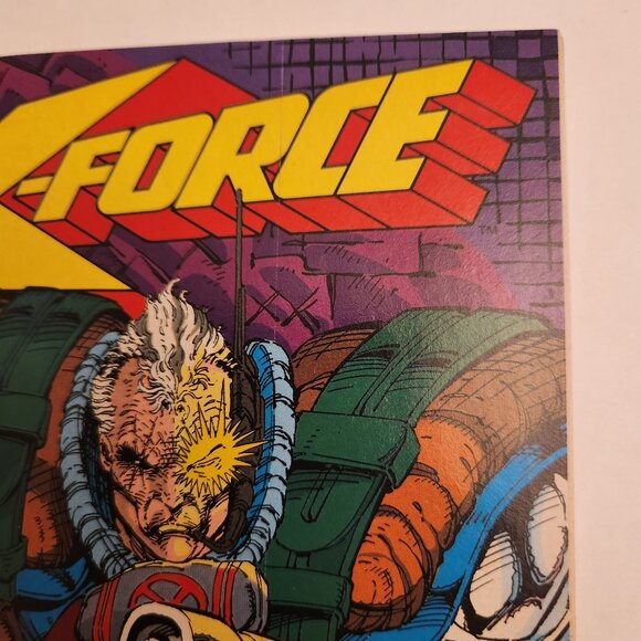X-Force #1 (1991) Marvel Comics, Unsealed Pollybag without Trading Card, NM - Picture 4 of 14